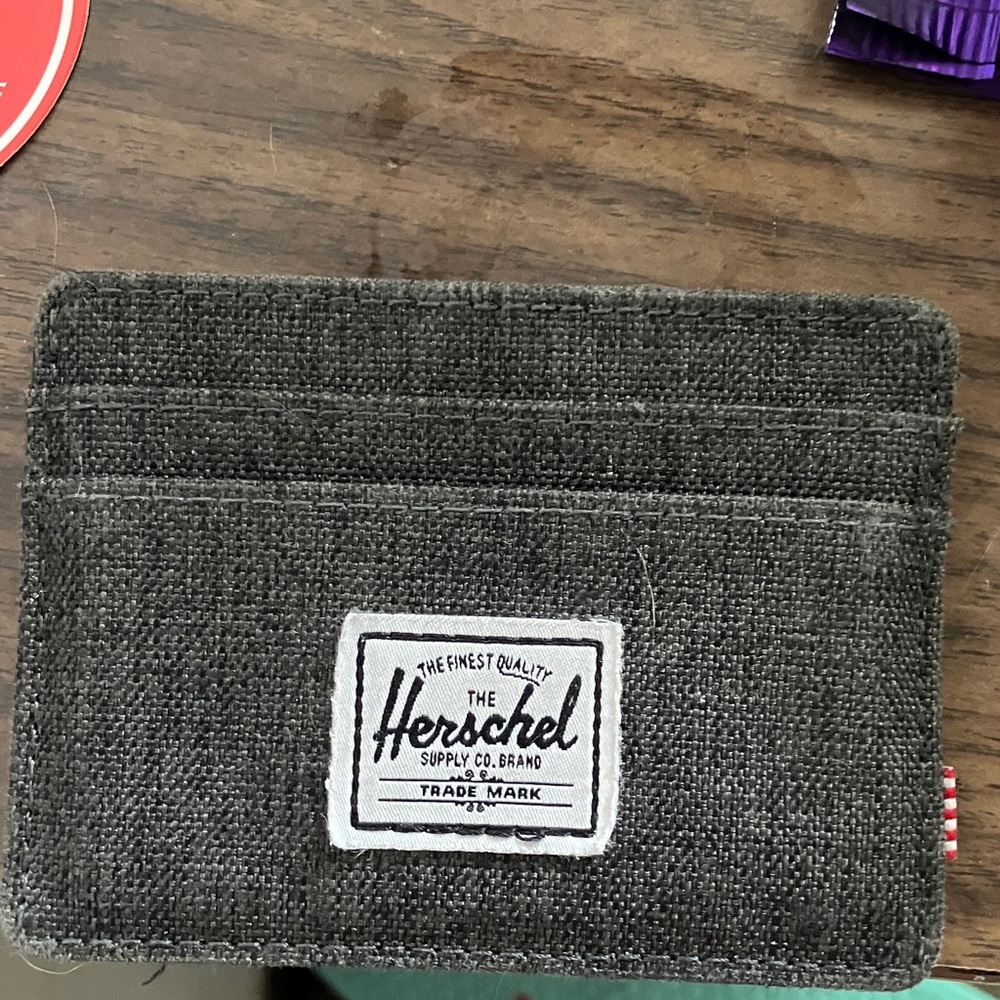 Herschel Supply Company Gray Card Holder